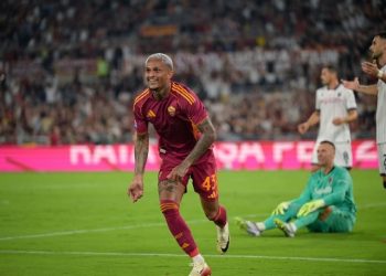 Wesley, ex-Flamengo, marca na vitória da Roma pelo Campeonato Italiano