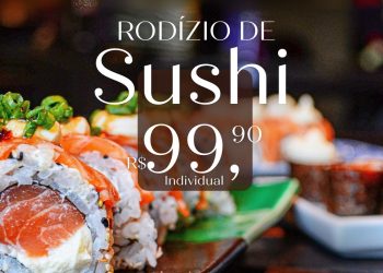 Paris Garden conquista paladares com Rodízio de Sushi por apenas R$ 99,99 aos domingos
