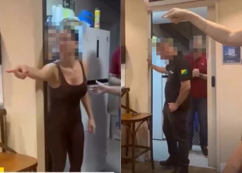 Mulher agride marido após funcionária expor assédio em loja da Cacau Show. Veja vídeo