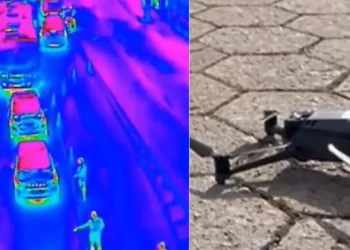 Drone com tecnologia de “calor humano” flagra motoristas bêbados