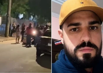 Tio de aluna é morto em frente a escola após briga de estudantes.Vídeo