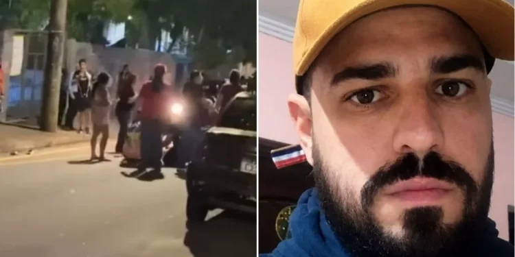 Tio de aluna é morto em frente a escola após briga de estudantes.Vídeo
