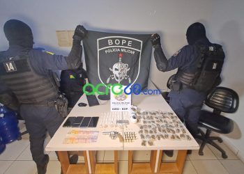Operação do CIRO resulta na prisão de suspeitos com drogas, arma e munições no Ramal Bom Jesus em Rio Branco