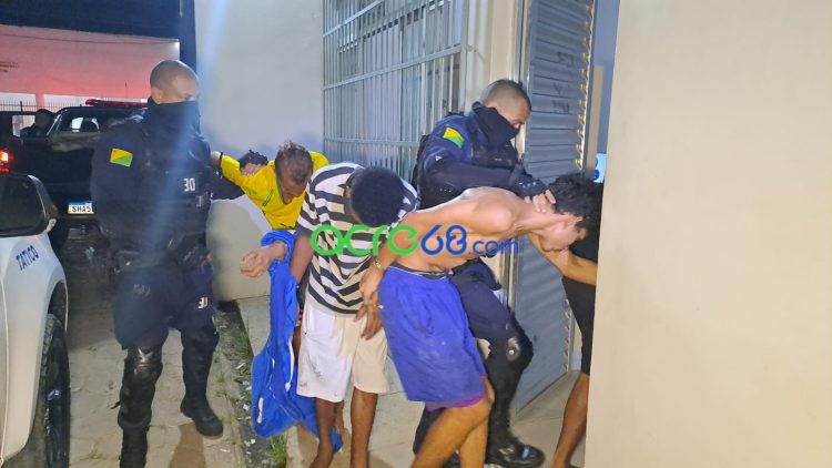 Operação do CIRO resulta na prisão de suspeitos com drogas, arma e munições no Ramal Bom Jesus em Rio Branco