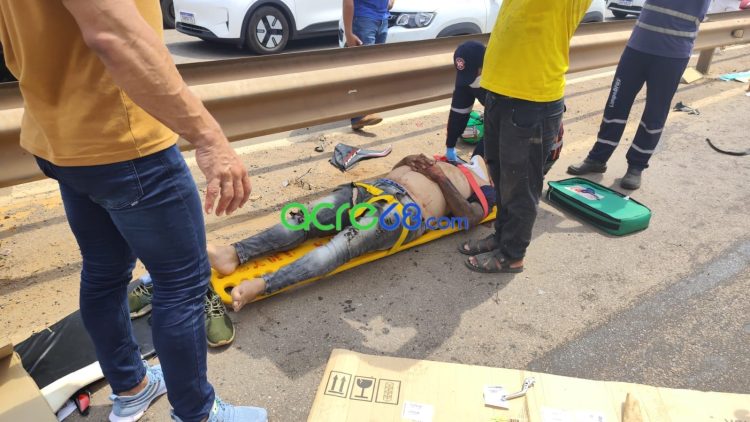Tragédia na BR-364: colisão entre duas motos deixa um morto e dois gravemente feridos em Rio Branco