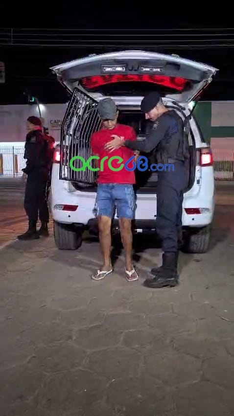 Polícia prende homem com mais de 1 kg de skunk ocultado em veículo no bairro Esperança, em Rio Branco