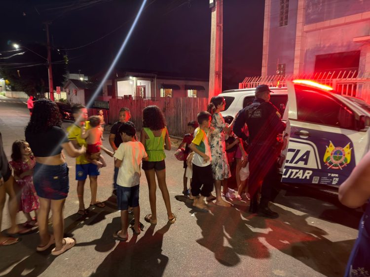 Ação Social da RP 101 Encanta Crianças e Aproxima Polícia Militar da Comunidade nos Bairros Base e Papoco
