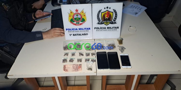 Operação da Força Tática resulta na prisão de dois jovens por tráfico de drogas na Estação Experimental