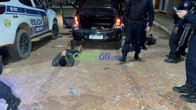 Confronto no Areal: Perseguição Policial Resulta em Quatro Armas Apreendidas e Suspeito Baleado em Rio Branco