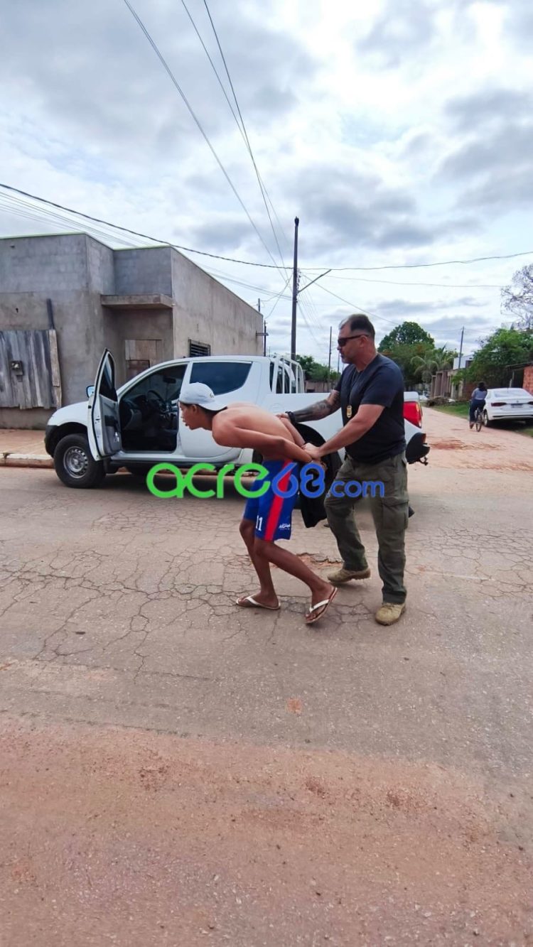 Condução Policial em Xapuri: Jovem de 19 Anos é Preso por Tentativa de Homicídio e Tráfico