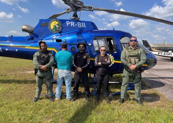 Polícia Civil e Ciopaer resgatam criança de 11 anos que se escondia em mata após suposta perseguição do pai em Tarauacá