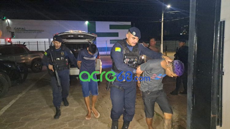 Marido agride esposa, é esfaqueado em legítima defesa e preso em Rio Branco; suspeito passa mal na delegacia e mobiliza Samu