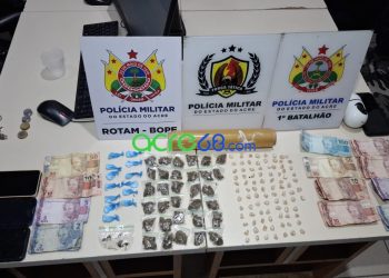 Operação Conjunta da ROTAM e Força Tática Desarticula Duas Bocas de Fumo na Baixada da Sobral