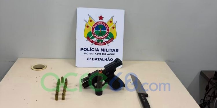 Tensão em Sena Madureira: Homem armado invade escola, ameaça comunidade escolar e acaba preso após falha em arma de fogo