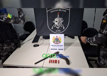 Ação da ROTAM resulta na prisão de homem armado no bairro Boa União, na capital acreana