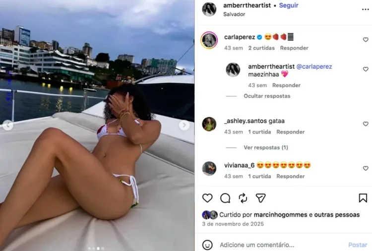 Foto: filha de Carla Perez, Camilly Victória assume namoro com americana