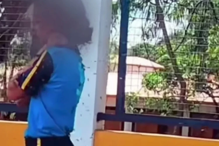 Menina atacada por abelhas reencontra motoboy que a salvou. Veja vídeo