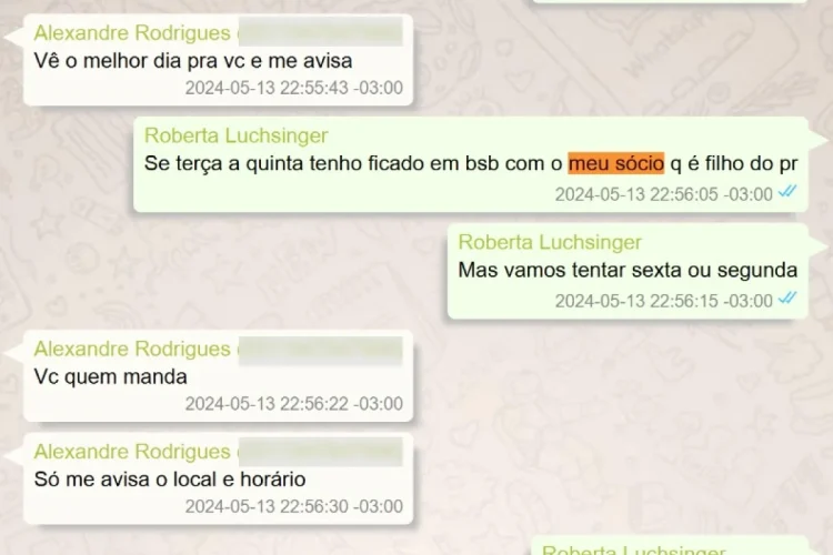 Exclusivo: Luchsinger trata Lulinha como sócio em oito mensagens de “zap”. Ouça áudios