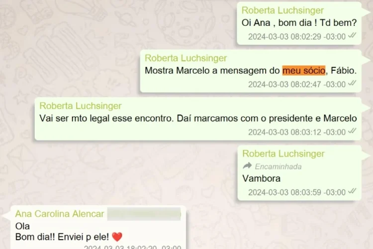 Exclusivo: Luchsinger trata Lulinha como sócio em oito mensagens de “zap”. Ouça áudios