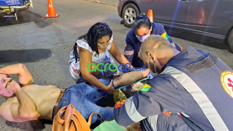 Pedestre é atropelado por moto ao tentar atravessar avenida no Conjunto Procon