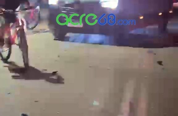 Acidente fatal entre duas motos resulta em uma morte e dois feridos na cidade de Feijó