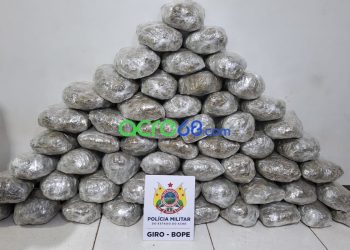 Operação do BOPE resulta na prisão de suspeito e na apreensão de mais de 55 kg de skank em Rio Branco