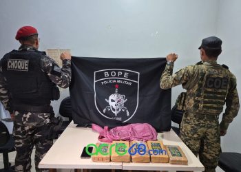 Casal é preso pelo BOPE com mais de 5 kg de maconha no bairro da Glória, na capital