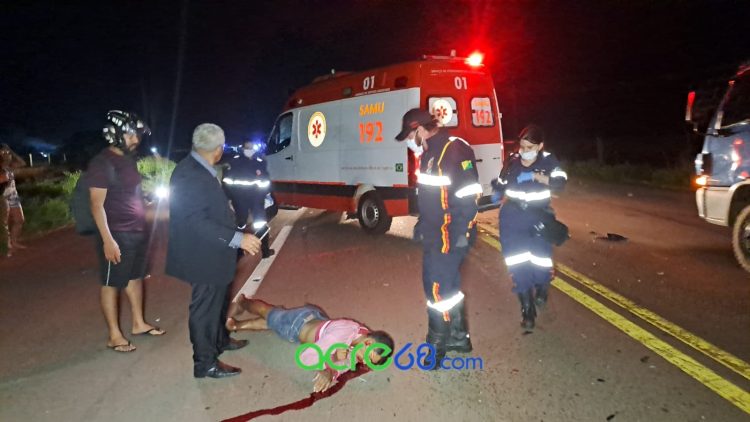 Tragédia na BR-364: homem de 31 anos perde a vida em colisão frontal entre moto e caminhão em Rio Branco