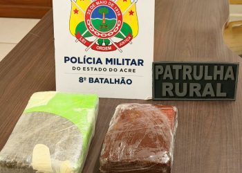 Homem é preso transportando cerca de 2kg de drogas na BR-364, em Sena Madureira