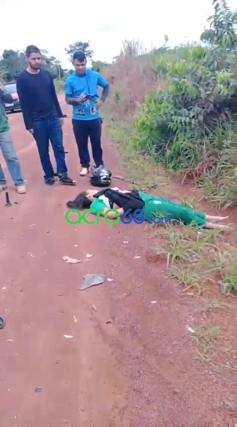 Colisão frontal mata jovem de 19 anos e deixa a irmã em estado grave na Linha 7, em Acrelândia