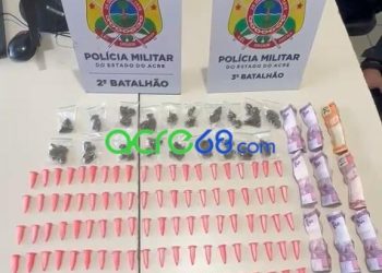 Ação da Força Tática resulta em prisão por tráfico de drogas e apreensão de entorpecentes no bairro Vitória, na Capital