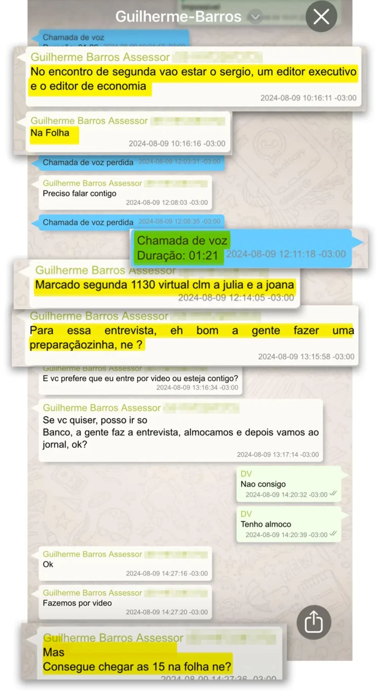 Daniel Vorcaro pagou R$ 1 milhão para “adiar” e “amenizar” matéria na Folha de S.Paulo